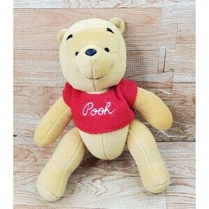 Pooh 9" Plush Winnie The Pooh Articulated Jointed Stuffed Animal Toy